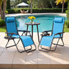 Lacoo Zero Gravity Chair Patio Outdoor Foldable Lawn Lounge Chair Reclining Chair with Adjustable Pillow Pack of 2
