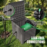 Homall Hose Reel, with Hose Guide, 180 ft Hose Capacity, Hose Hideaway Garden Hose Reel