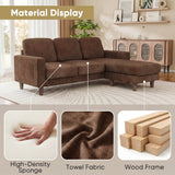 Homall Cloud Modular Sectional Sofa 3 Seat L-Shaped Cloud Oversized Sofa Couch for Living Room, Apartment and Small Space