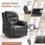 Homall Power Lift Recliner Chair Elderly Recliner Couch Ergonomic Power Lift Leather Couch
