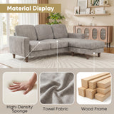 Homall Cloud Modular Sectional Sofa 3 Seat L-Shaped Cloud Oversized Sofa Couch for Living Room, Apartment and Small Space