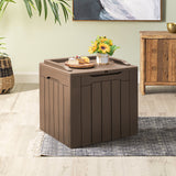 Homall 31 Gallon Outdoor Deck Box In Resin with Seat