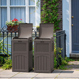 Homall Homes & Gardens 36 Gallon Trash Can Plastic Kitchen Trash Can