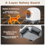 Homall Self-Cleaning Cat Litter Box with App Control, Safety Protection, WiFi, Automatic, Waste Bags