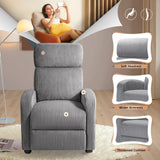 Homall Recliner Chair with Padded Seat Corduroy Electric Ergonomic Adjustable Power Recliner Chair for Living Room Bedroom