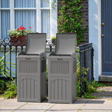 Homall Homes & Gardens 36 Gallon Trash Can Plastic Kitchen Trash Can