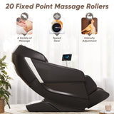 Homall 2025 Zero Gravity Massage Chair Full Body Shiatsu Recliner with SL-Track, Heating, Bluetooth & Touchscreen Control