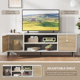 Homall 65 Inch Modern TV Stand,Wood Entertainment Center with Storage Drawers & Cable Management for Living Room