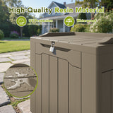 Homall 31 Gallon Outdoor Deck Box In Resin with Seat, Black