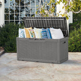 Homall 100 Gallon Outdoor Box Deck Plastic Resin Storage Box