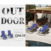 Lacoo 2 Pack Utility Tray Steel Zero-Gravity Chair - Blue