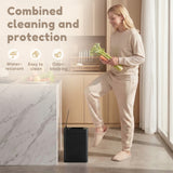 Homall 2 Pack 2.6 Gal Bathroom Trash Can with Lid, Slim Motion Sensor Waterproof Plastic Trash Bins, Touchless Smart Bin, Suitable for Multiple Settings