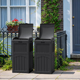 Homall Homes & Gardens 36 Gallon Trash Can Plastic Kitchen Trash Can