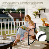 Lacoo 3 Pieces Outdoor Rocking Chair Furniture Sets Modern Patio Furniture Set Rocking Wicker Bistro Sets Cushioned PE Rattan Chairs Conversation Sets with Glass Coffee Table