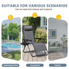 Lacoo Zero Gravity Chair Patio Outdoor Foldable Lawn Lounge Chair Reclining Chair with Adjustable Pillow Pack of 2