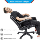 Homall Mid-Back Faux Leather Ergonomic Executive Office Desk Chair,
