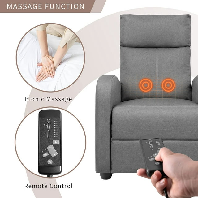 Homall  Massage Chair Adjustable Reclining Chairs Home Theater Sofa Modern Recliners