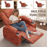 Homall power lift electric Massage recliner chair Oversized Single Sofa with Cup Holder for elderly,Black