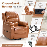 Homall Power Lift Recliner Chair Elderly Recliner Couch Ergonomic Power Lift Leather Couch