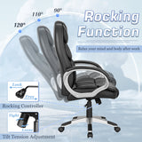 Homall Faux Leather High Back Office Chair Ergonomic Executive Chair Swivel Computer Desk Chair with Lumbar Support