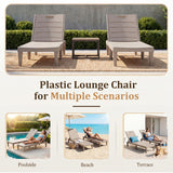Homall Outdoor Chaise Lounge Chairs Set of 2, 5-Position Adjustable Waterproof Patio Outdoor Chaise Lounge
