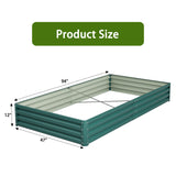 Homall Galvanized Raised Garden Bed Planter Raised Beds Outdoor Garden Boxes Large Metal Planter Box Steel Kit for Vegetables Flowers Herb