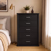 Homall Tall 5 Drawer Dresser with Smooth Slides, Large Chest with Metal Handles for Bedroom