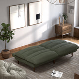 Homall Convertible Sofa Bed, Two Seat Adjustable Sofa, Corduroy Fabric, Upholstered Sofa For Casual Reading And Gaming