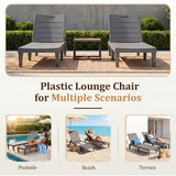 Homall Outdoor Chaise Lounge Chairs Set of 2, 5-Position Adjustable Waterproof Patio Outdoor Chaise Lounge