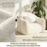 Homall Adult Plush Bean Bag Lounge Chair - Extra-Comfy Round Floor Lounge Chair, Ideal for Reading, Gaming & Relaxing in Home Spaces