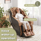 Homall 2025 Zero Gravity Massage Chair Full Body Shiatsu Recliner with SL-Track, Heating, Bluetooth & Touchscreen Control
