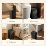Homall 2 Pack 2.6 Gal Bathroom Trash Can with Lid, Slim Motion Sensor Waterproof Plastic Trash Bins, Touchless Smart Bin, Suitable for Multiple Settings