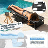 Homall Outdoor Lounge Chair Foldable Chair Adjustable Height Patio Lounge Chair,Suitable for Beach,Lawn and Pool