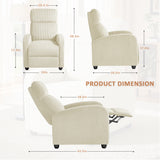 Homall Recliner Chair with Padded Seat Corduroy Electric Ergonomic Adjustable Power Recliner Chair for Living Room Bedroom