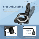 HOMALL Faux Leather High-Back Executive Office Desk Chair with Armrests
