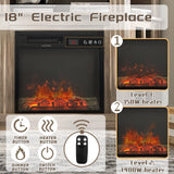 Homall Corner Fireplace TV Stand Modern Farmhouse TV Stand with Electric Fireplace for TVs up to 50"