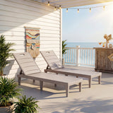 Homall Outdoor Chaise Lounge Chairs Set of 2, 5-Position Adjustable Waterproof Patio Outdoor Chaise Lounge