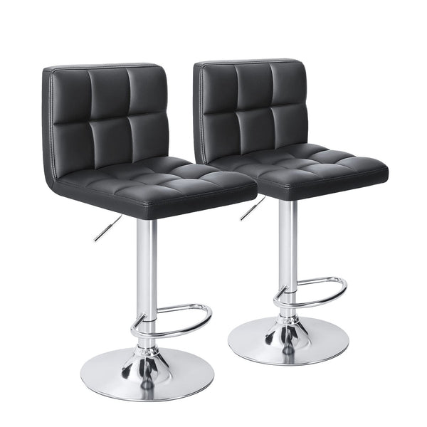 Homall Barstool Height Adjustable Swivel Bar Stools, Set of 2