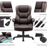 Homall Faux Leather High-Back Executive Office Chair with Lumbar Support