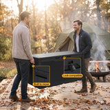 Homall 100 Gallon Outdoor Box Deck Plastic Resin Storage Box