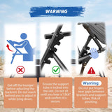 Homall Outdoor Lounge Chair Foldable Chair Adjustable Height Patio Lounge Chair,Suitable for Beach,Lawn and Pool