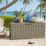 Homall 82 Gallon Outdoor Storage in Resin Deck Box Lockable Deck Box