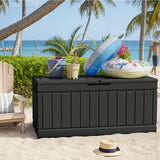 Homall 82 Gallon Outdoor Storage in Resin Deck Box Lockable Deck Box