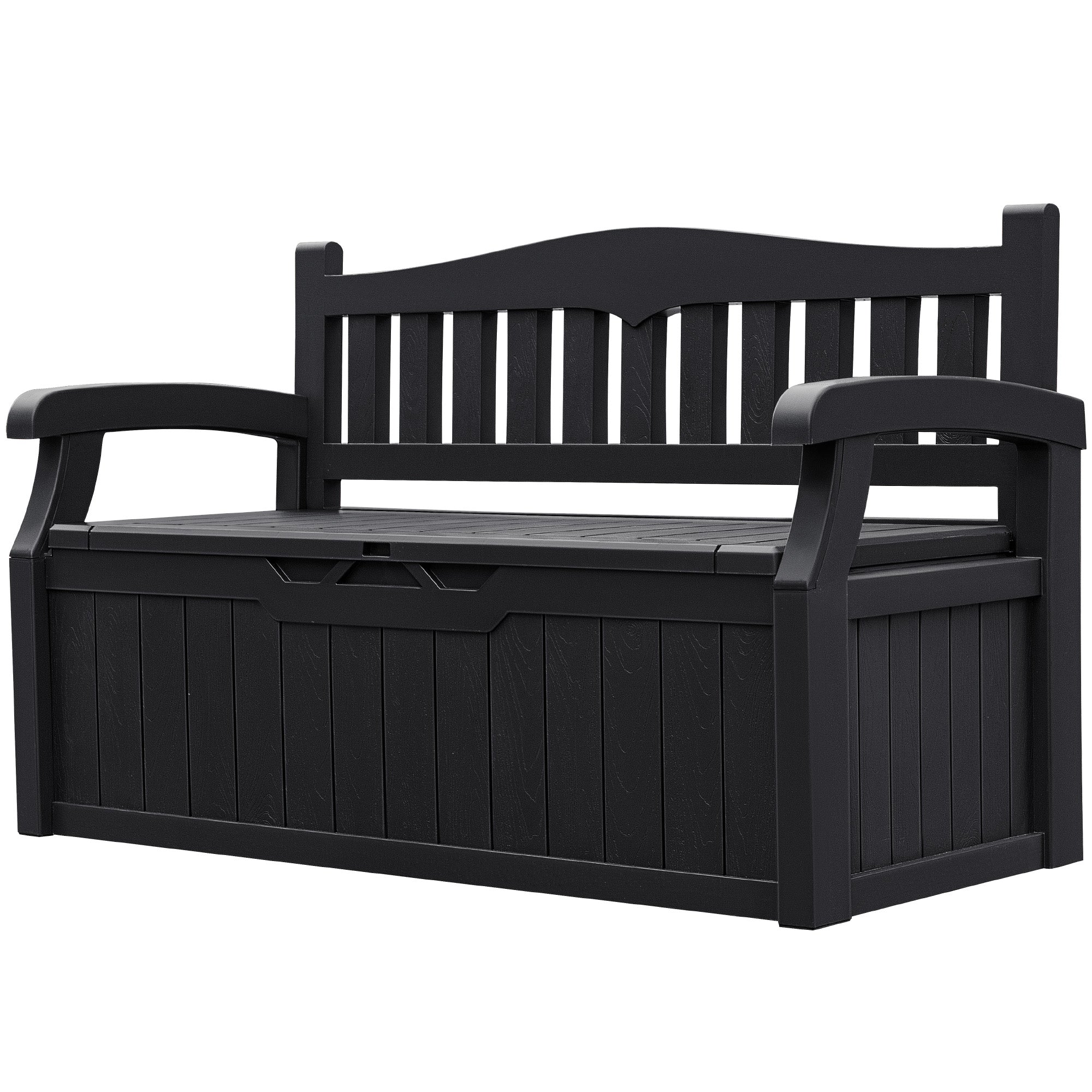 Homall 80 Gallon Plastic Storage Bench Made Of Durable