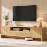 Homall 70'' TV Stand for TVs Up to 75'', Modern Entertainment Center with 2 Drawers, Storage Cabinets, Large TV Console for Living Room