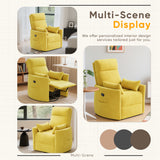 Homall 360° Swivel Nursery Recliner Power Swivel Rocker Recliner Chairwith 2 Pillows Comfy High Back Adult Glider Rocker for Living Room
