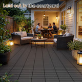 Homall 44-Pack Interlocking Deck Tiles, Outdoor Waterproof DIY Installation Flooring Slip-Resistant Surface for Backyards, Balconies, and Porches