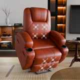 Homall Power Lift Recliner Chair PU Leather for Elderly with Massage , Black