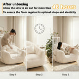 Homall Adult Plush Bean Bag Lounge Chair - Extra-Comfy Round Floor Lounge Chair, Ideal for Reading, Gaming & Relaxing in Home Spaces