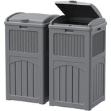 Homall Homes & Gardens 36 Gallon Trash Can Plastic Kitchen Trash Can